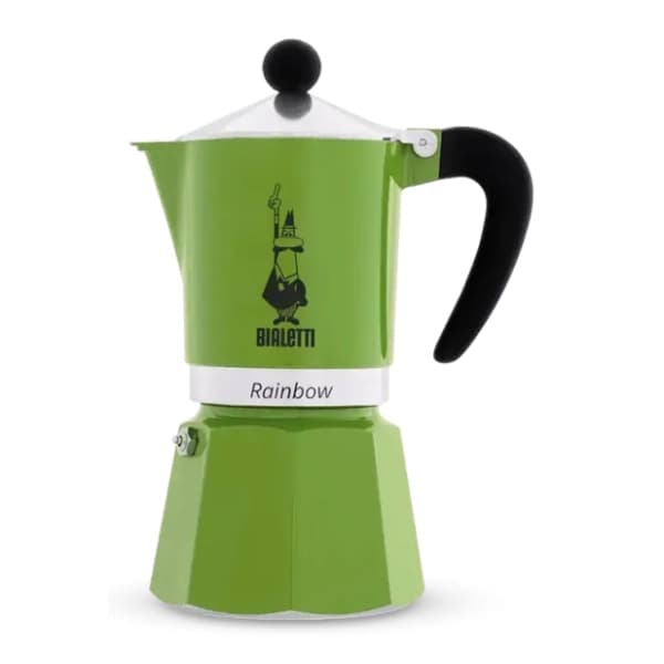 BIALETTI Moka pot lonče Rainbow Verde 3 Cup 0