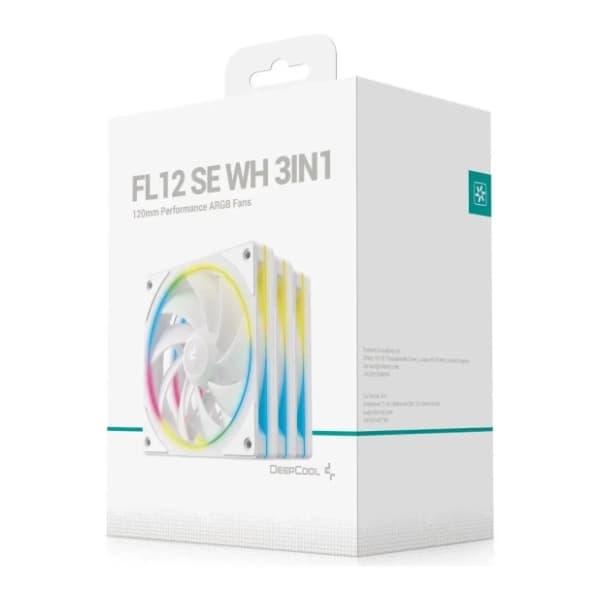 DeepCool FL12 SE 3u1 RGB beli ventilator za PC 5