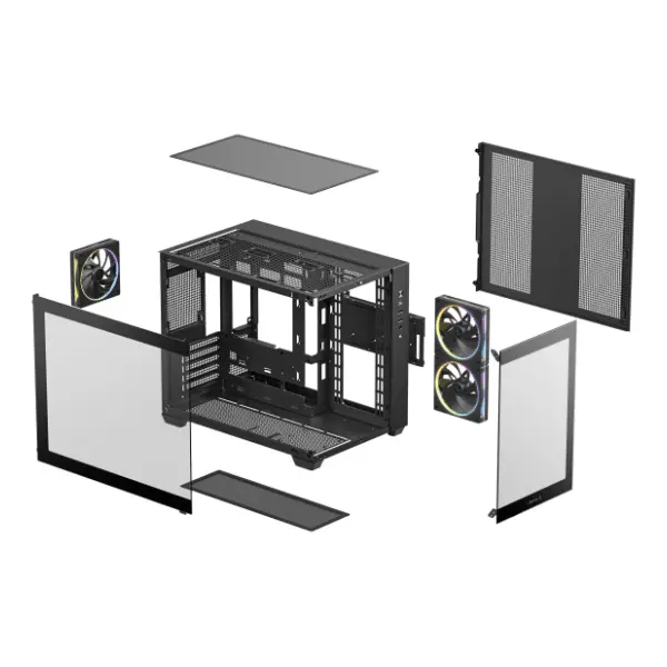 DeepCool kućište CC330 ARGB crno 7