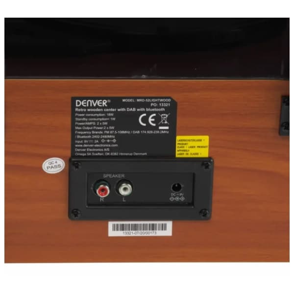DENVER MRD-52LW gramofon 6