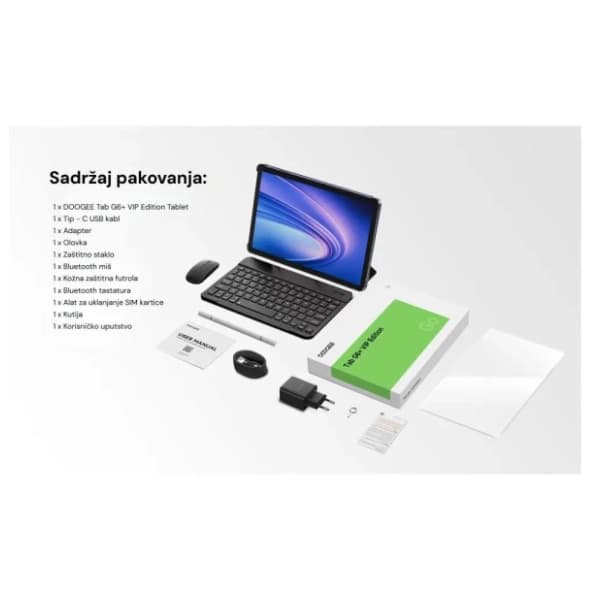 DOOGEE Tab G6+ 4G 11" LTE 8/256GB Black 12