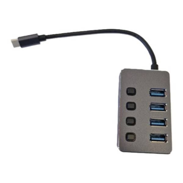 E-GREEN USB Hub superbrzi 4port USB 3.0 sa prekidačima 1
