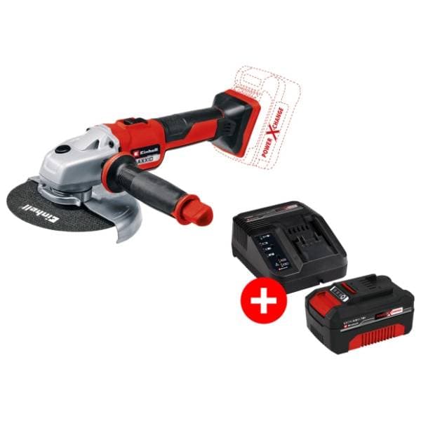 EINHELL TE-AG 18/150 Li BL Power-X-Change 4,0 Ah aku ugaona brusilica 0