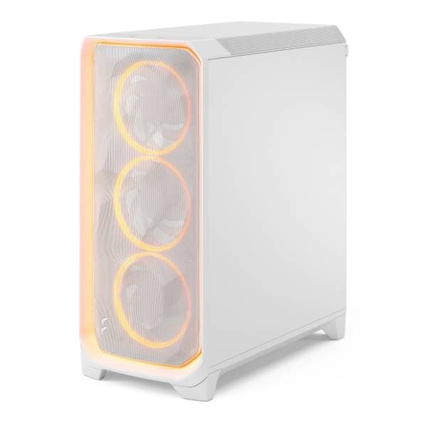 FRACTAL DESIGN kućište Meshify 3 RGB White TG Clear tint 1