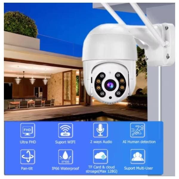 GEMBIRD CAM-IP2MP-EP8 GMB WiFi kamera za video nadzor 1