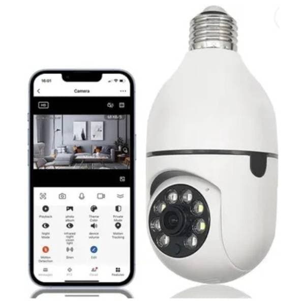 GEMBIRD CAM-IP3MP-Q8 WiFi kamera sijalično grlo 0