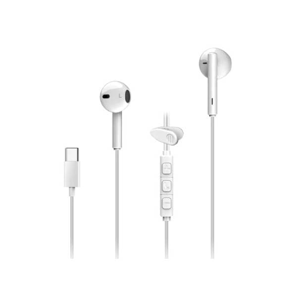 GENIUS slušalice HS-M366 USB C bele 1