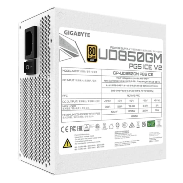 GIGABYTE napajanje GP-UD850GM PG5 Ice V2 850W 3