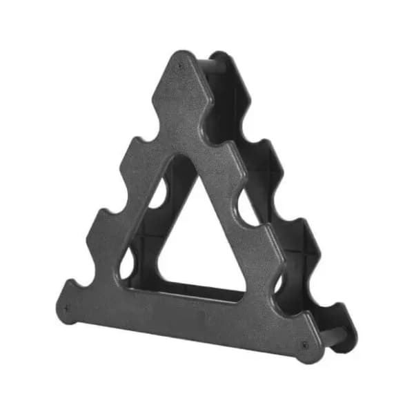 GORILLA SPORTS crna stalak za bučice za aerobik 0