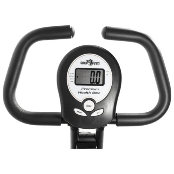 GORILLA SPORTS crni sklopivi sobni bicikl 2