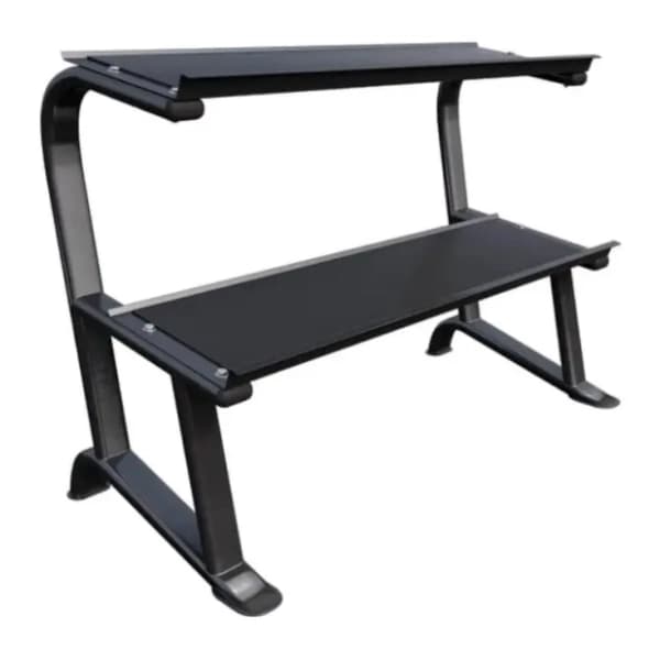 GORILLA SPORTS crni stalak za tegove i bučice 1