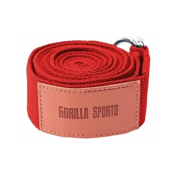 GORILLA SPORTS crveni kaiš za jogu 0