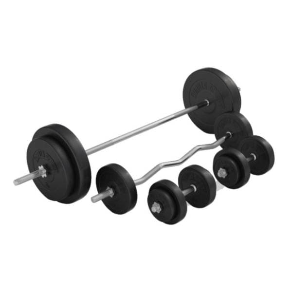 GORILLA SPORTS multifunkcionalna benč klupa 100kg crna 1