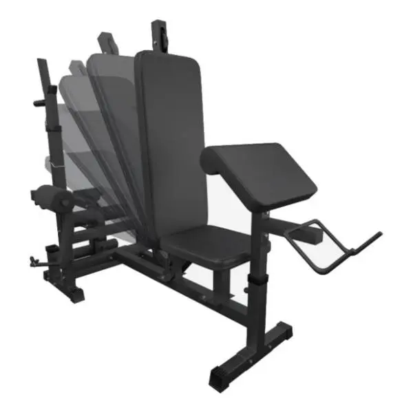 GORILLA SPORTS multifunkcionalna benč klupa 100kg crna 4