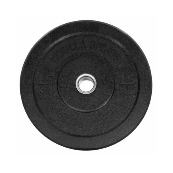 GORILLA SPORTS Olimpijski bumper teg HI-TEMP 15 kg 0