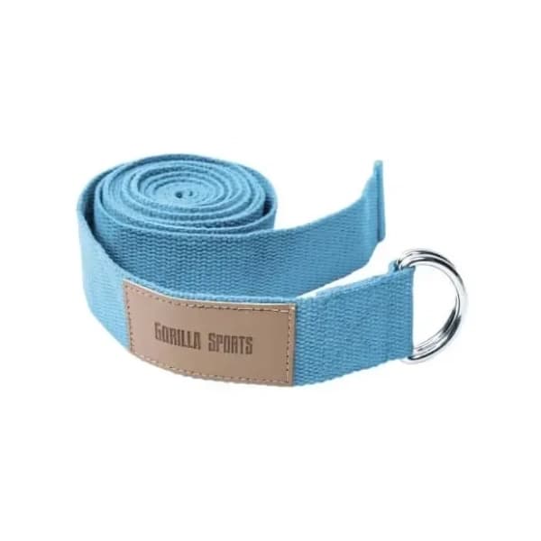 GORILLA SPORTS plavi kaiš za jogu 0