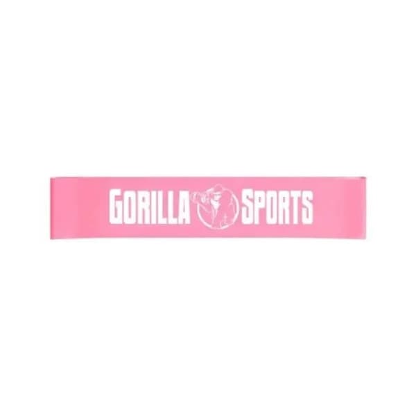 GORILLA SPORTS roze elastična traka za vežbanje 0.4 mm 0