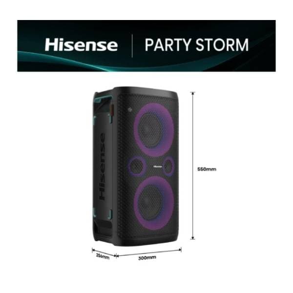 HISENSE partybox zvučnik Party Storm 1