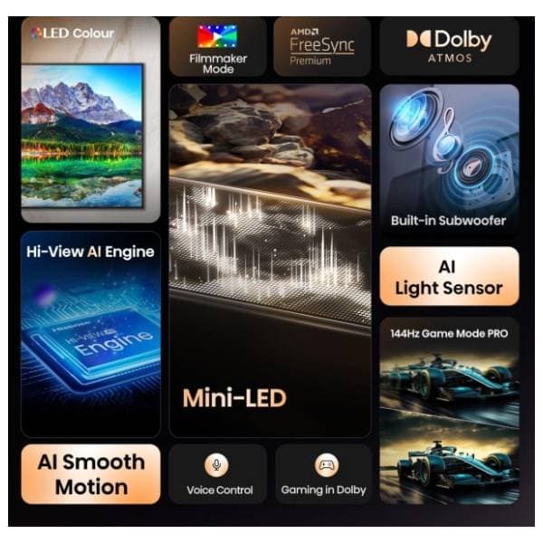 HISENSE QLED televizor 58E79Q 2