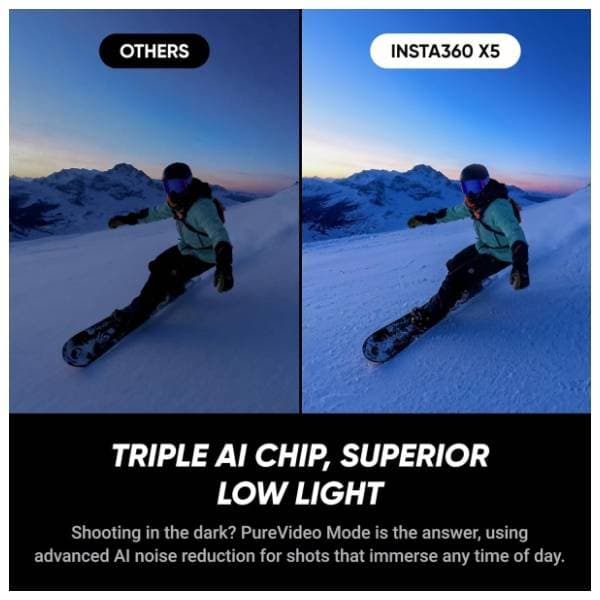 INSTA360 X5 Snowboard Bundle akciona kamera 13