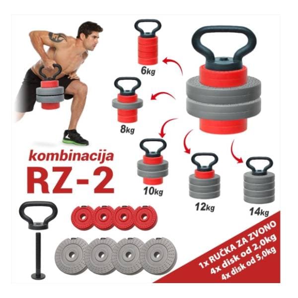 IRON SPORT podesivo rusko zvono kombinacija RZ-2 1