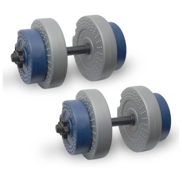 IRON SPORT set 2 tega 11 kg teget-sivi 0