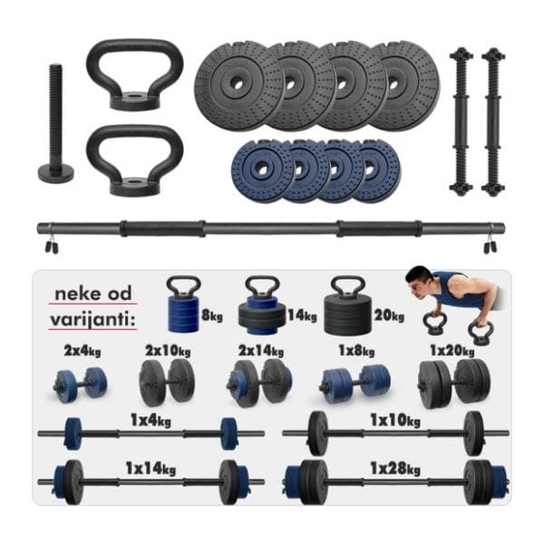 IRON SPORT T28KS21 28kg set tegova 1