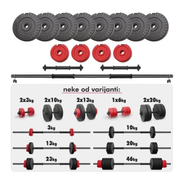 IRON SPORT T46KS21 46kg set tegova 1