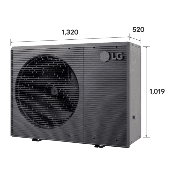 LG toplotna pumpa vazduh-voda HM123MRS.UB40 5