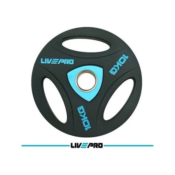 LivePro Premium olimpijski urethan teg sa hvatom 10kg LP8020 0