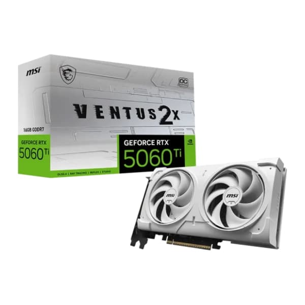 MSI nVidia GeForce RTX 5060 Ti VENTUS 2X OC White Plus 16GB GDDR7 128-bit grafička kartica 0
