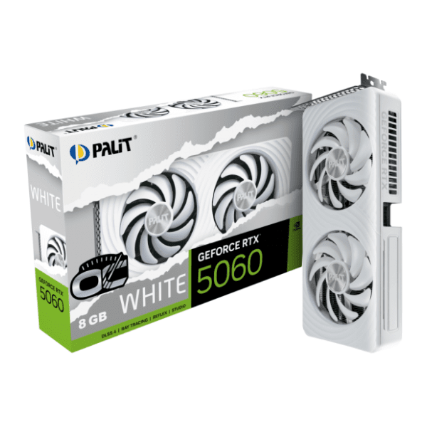 PALIT nVidia GeForce RTX 5060 White OC 8GB GDDR7 128-bit grafička kartica 0