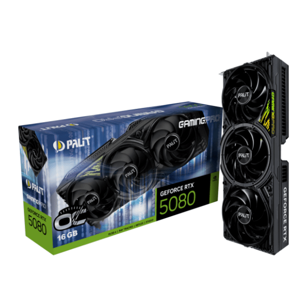 PALIT nVidia GeForce RTX 5080 GamingPro OC 16GB GDDR7 256-bit grafička kartica 10