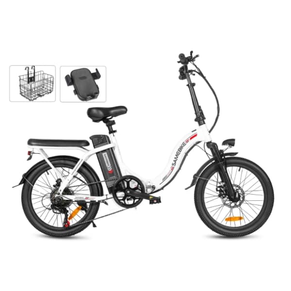 SAMEBIKE CY20 beli električni bicikl 1
