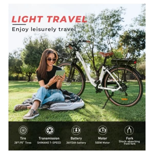 SAMEBIKE RS-A07 svetlo plavi električni bicikl 2