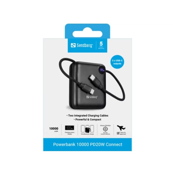 SANDBERG power bank Connect 421-26 10000mAh PD20W 3