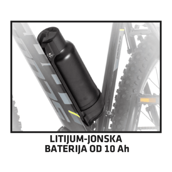 VISITOR Scout Explosion crni električni bicikl 3