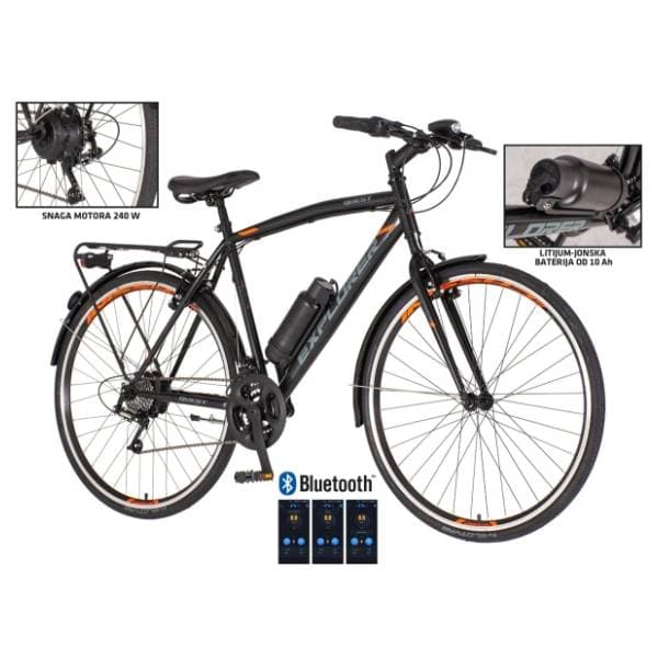 VISITOR Touring Cross Ven-eco crni električni bicikl 2