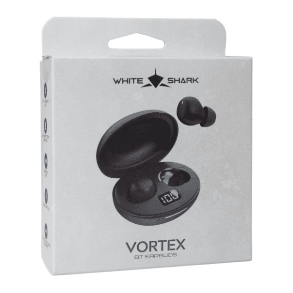 WHITE SHARK slušalice TWS-02 Vortex Black 6