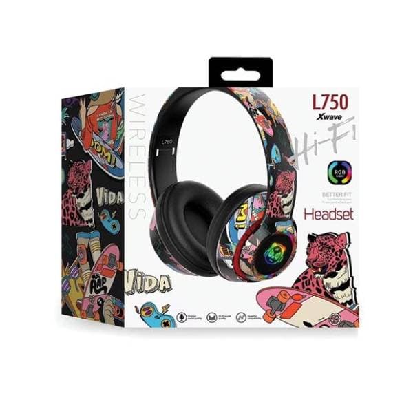 XWAVE slušalice L750 crne 3