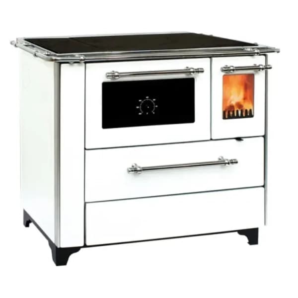 ALFA PLAM šporet na čvrsto gorivo 90 Donna ECO levi beli 0