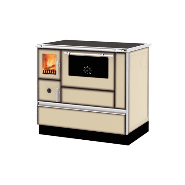 ALFA PLAM šporet na čvrsto gorivo 90H Dominant ECO desni bež 0