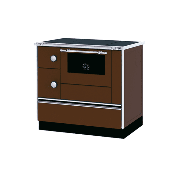 ALFA PLAM šporet na čvrsto gorivo 90H Favorit Eco desni braon 0