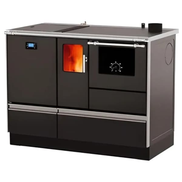 ALFA PLAM šporet na čvrsto gorivo H20 ECO crna 0