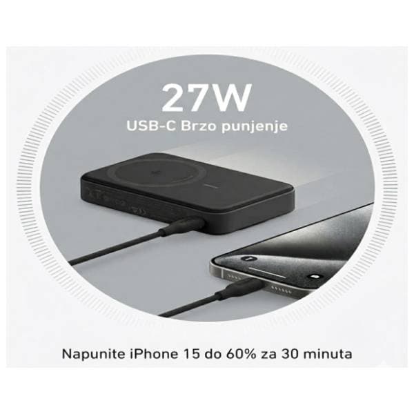 ANKER MagGo 10000mAh crni power bank 2