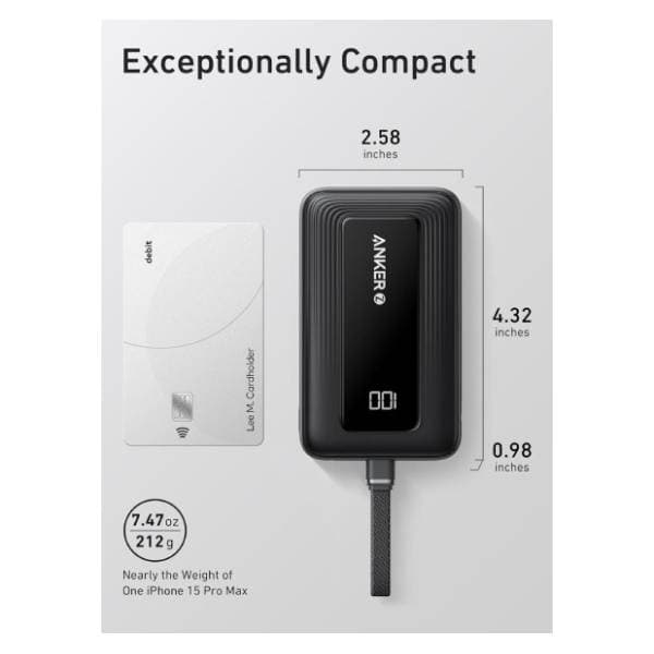 ANKER Zolo 20000mAh crni power bank 1