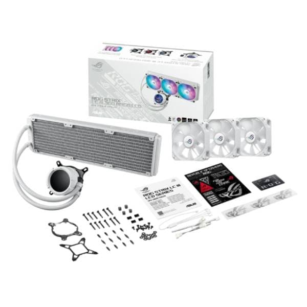 ASUS ROG STRIX LC III 360 ARGB LCD WHT vodeno hlađenje 6