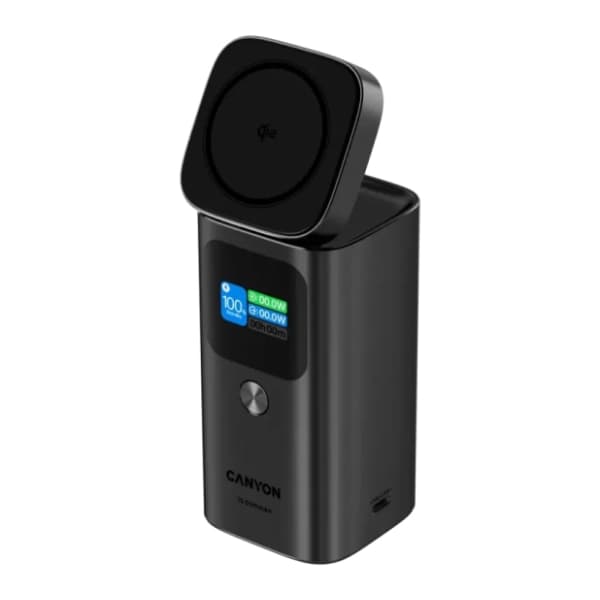 CANYON Qi2 OnPower 150 15000mAh crni power bank 0