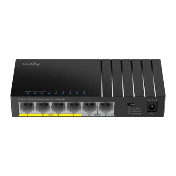 CUDY FS106P 6-port switch 0