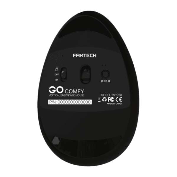 FANTECH vertiklani bežični miš W195R GO sivi 1